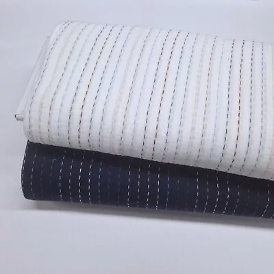 Buy Stitched Double Gauze Fabric Cotton Boho Muslin Nursery For Dressmaking + Craft • 6.80£