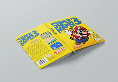 Buy Super Mario Bros. 3 NES Box Art Design Hardback Lined Notebook • 12.79£