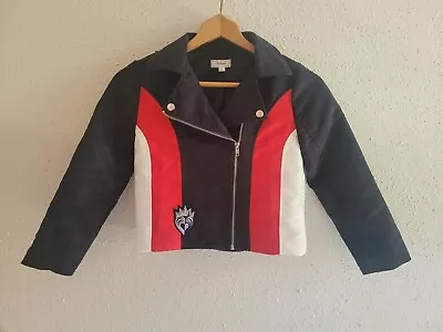 Buy Disney D-Signed Descendants Childs Sz Small Red And Black Jacket In Faux Suede • 16.06£