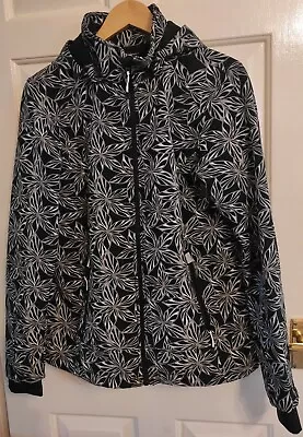 Buy Womans Hooded Jacket Coat Floral Size 40/M • 27£