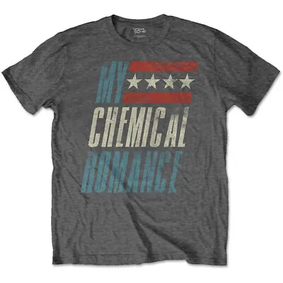 Buy My Chemical Romance T-Shirt MCR Raceway Rock Band Official New Grey • 14.95£