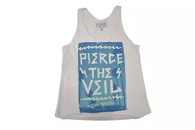 Buy Fearless Records Juniors Pierce The Veil White Tank Top Shirt New XS-3XL • 9.64£