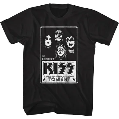 Buy Kiss In Concert Tonight Adult T Shirt Metal Music Band Merch • 40.90£