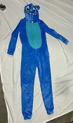 Buy Disney Stitch Sleepsuit BodySuit One Piece Adult  Pajamas Size XS (0-2) Free Sh • 28.50£