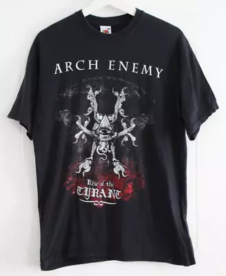 Buy ARCH ENEMY T Shirt Black Rise Of The Tyrant 2007 2008 Tour Medium M • 17.99£