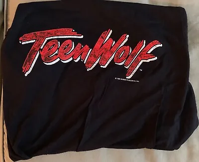 Buy Teen Wolf Movie Promo T Shirt Promotional Comet TV Rare Michael J Fox Rare L • 18.89£