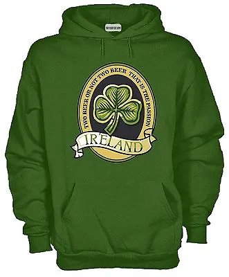 Buy Hoodie KJ1191 Two Beer Or Not Beer Guinness San Patrick's Day Irish • 22.32£