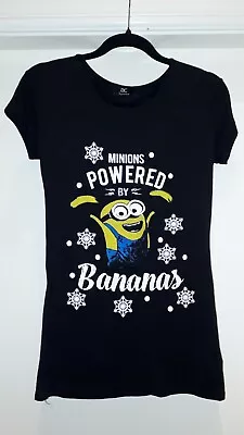 Buy Womens Minions Printed T-Shirt Lot Ladies Shirt Christmas Tshirt Character X-MAS • 9.99£