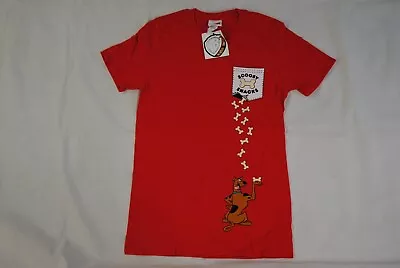Buy Scooby Doo Scooby Snacks Pocket Logo Cartoon T Shirt New Official • 9.99£