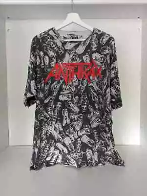 Buy ANTHRAX 1991 Vintage T-Shirt Attack Of The Killer B's Bees / All Over Print • 56.53£