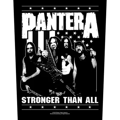 Buy PANTERA BACK PATCH : STRONGER THAN ALL : Album Official Licenced Merch Gift • 8.95£