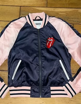 Buy Tommy Hilfiger Rolling Stones Satin Bomber Jacket • 22£