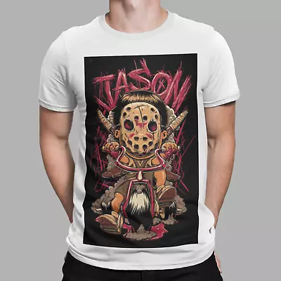 Buy Halloween Jason T-shirt Funny Biker Gift Dad Murder Retro MOVIE 70s 80s Gift • 6.99£