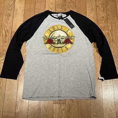 Buy Amplified Guns And Roses Long Sleeve T-shirt Large BNWT • 19.99£