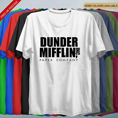 Buy Dunder Mifflin T Shirt The Office TV Show Funny T Shirt Gift Novelty Unisex Tee • 11.90£