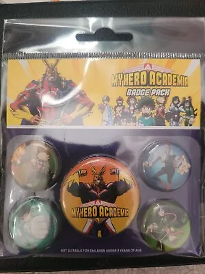 Buy My Hero Academia Official Merch- Badge Pack • 7.99£