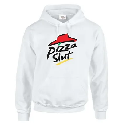 Buy PIZZA SLUT FUNNY Hoodie Slogan Parody Hip Retro Christmas Sweatshirt Gift Hood • 19.99£