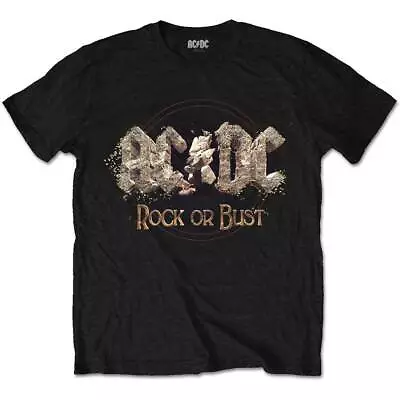 Buy Rock Or Bust AC/DC Short Sleeve T-Shirts Official Licensed Rock Classic Band Alb • 13.95£
