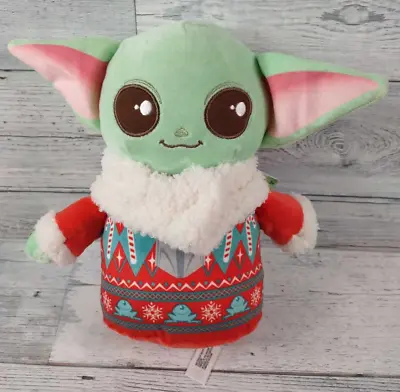 Buy 2023 Mattel Disney Star Wars The Mandalorian Grogu Christmas Sweater Plush NWT • 13.49£