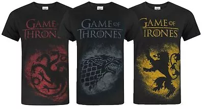 Buy Game Of Thrones Houses Stark Lannister Targaryen Men's T-Shirts • 12.99£