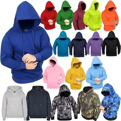 Buy Mens Fleece Hoodie Pullover Hooded Sweatshirt Long Sleeve S/M/L/XL • 19.99£