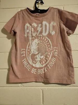 Buy AC/DC Let There Be Rock Tour 1971 Kids/Childrens T-Shirt AU Size 2 Licensed 2022 • 10.33£