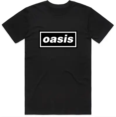 Buy Oasis T Shirt OFFICIAL Definitely Maybe Decca Logo, Oasis Rock Band BlackT-Shirt • 15.70£