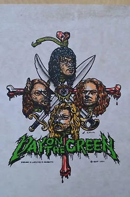 Buy 1991 Metallica Queensryche Soundgarden Pellon T Shirt Test Print Poster Bgp • 120.53£
