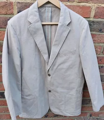 Buy Mens Harvie & Hudson World Travel Beige Cotton Blazer Jacket 42R • 20£
