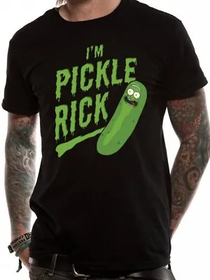 Buy Official Rick And Morty - Pickle Rick T-shirt Black MHB11 • 9.99£