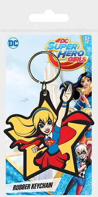 Buy Dc Super Hero Girls Supergirl Rubber Keyring New Official Merch • 3.10£