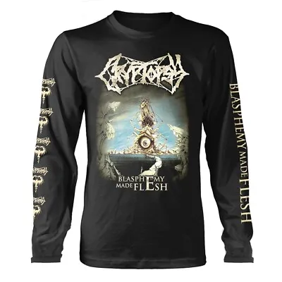 Buy CRYPTOPSY - BLASPHEMY MADE FLESH BLACK Long Sleeve Shirt XX-Large • 27.02£