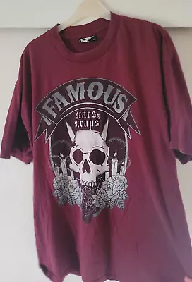 Buy Famous Stars And Straps Mens Tee Black Size Xl Skull Unique Design • 12.99£