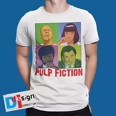 Buy Pulp Fiction T-shirt Movie Tarantino 80s Cool  Retro Gift Tee • 5.99£