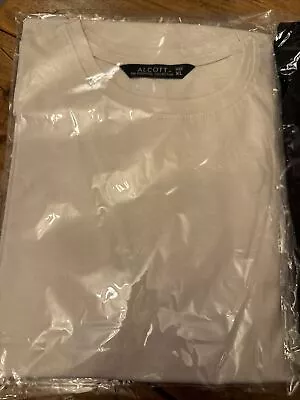 Buy Pack Of 6  Mens T-Shirt 100% Cotton Vest Plain Short Sleeve XL • 9.50£