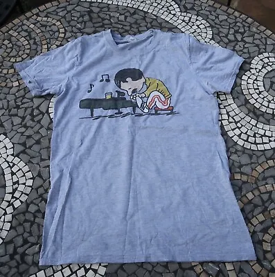 Buy Freddie Mercury Gildan Vintage T Shirt Small S Grey Peanuts • 14.99£