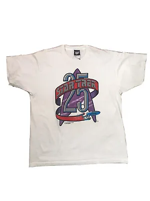 Buy 1991 Star Trek 25th Anniversary Graphic Men T-Shirt White Single Stitched USA XL • 34.99£
