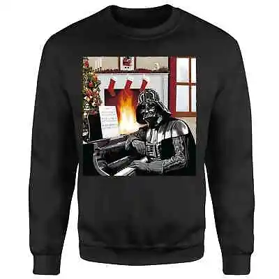 Buy Star Wars Official Darth Vader Black Piano Christmas Xmas Jumper Sweatshirt Xl • 23.99£