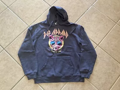 Buy “def Leppard” “rock Of Ages” Youth Small Hoodie. Cool Graphic. Gray Color. • 7.83£