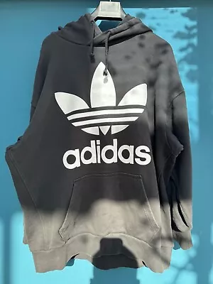 Buy Adidas Hoodie Mens Large Trefoil Sweatshirt Hoody Long Sleeve • 12.99£