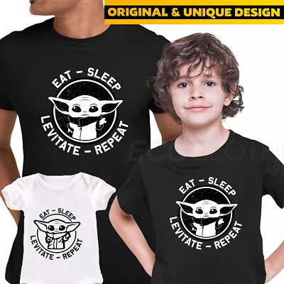 Buy Baby Yoda T-Shirt Unisex Novelty Funny T-shirt Gift Shirt Star Wars Mandalorian • 14.99£