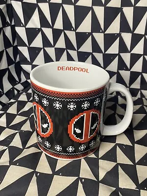 Buy Marvel Deadpool Christmas Sweater Style 20 Oz Ceramic Mug • 8.52£