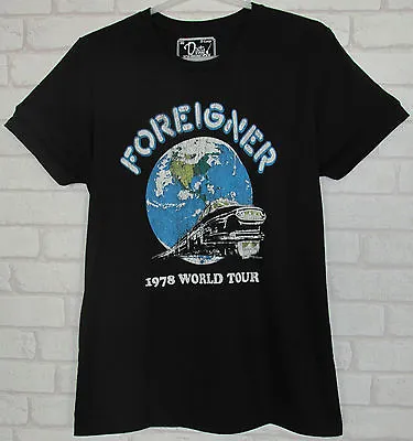 Buy Foreigner World Tour 1978 T Shirt Brand New Dirty Cotton Scoundrels  • 8.99£