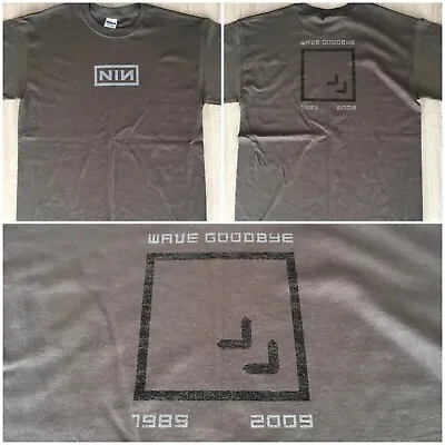 Buy Nine Inch Nails Tour T Shirt Wave Goodbye 2009 UK M Trent Reznor NIN Rare New • 99.99£