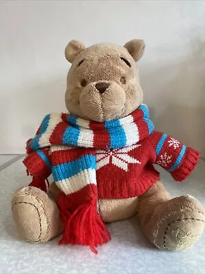 Buy Winnie The Pooh Christmas Sweater Plush Doll Figurine Disney 2008 • 12.99£