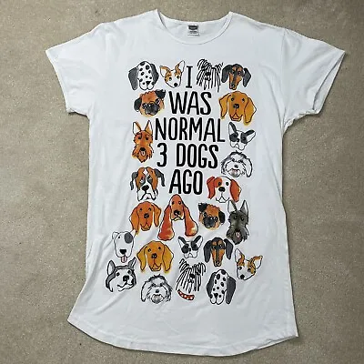 Buy Rel-e-Vant Normal 3 Dogs Ago OSFA Night Sleeping Shirt Gown Graphic T Shirt Pet • 11.81£