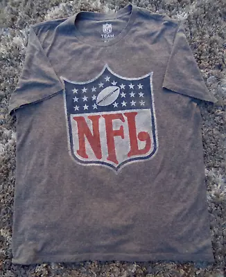 Buy NFL T-Shirt  Mens XL Grey  Short Sleeve Cotton Crew Neck  Tee Top • 20.70£