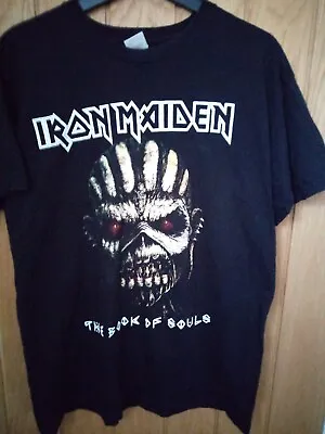 Buy 😎 Official Iron Maiden - Book Of Souls💀 T-shirt ( Size Medium ) ⭐ Like New ⭐ • 10.99£