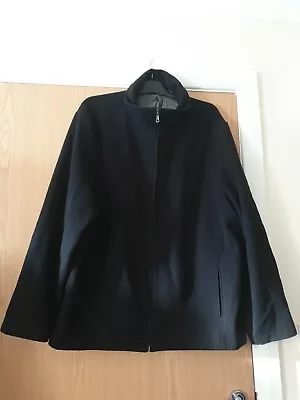 Buy Mens Xl Black Zipped Jacket Smart Casual • 8.50£