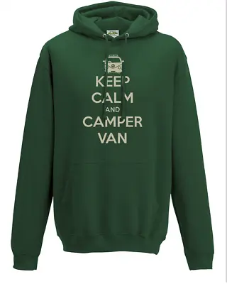 Buy KEEP CALM AND CAMPER VAN- Campervan Camper Fan Mens Hoodie • 23.99£